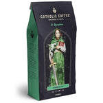 Load image into Gallery viewer, Catholic Coffee St. Dymphna | Half Decaf Medium Roast Whole Bean Coffee – Nutty &amp; Citrus Notes | 12oz Bag – Catholic Gift Offering Peace and Balance