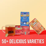 Load image into Gallery viewer, Twinings Christmas Black Tea Individually Wrapped Bags, 20 Count (Pack of 2), Aromatic Cinnamon &amp; Clove, Caffeinated, Enjoy Hot or Iced, 20 Teabags