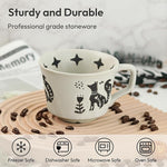 Load image into Gallery viewer, Ceramic Coffee Mug, 12 oz Novelty Unique Teacup with Handle, Stoneware Cup for Tea Mocha Latte Cappuccino Espresso (Fox)