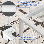 Load image into Gallery viewer, Glass Coffee Table Square Coffee Table for Small Space,Modern Minimalist Center Table for Living Room Home Office,Tempered Glass-top with Sturdy Metal Frame,Easy Assembly,27 x 27In, White