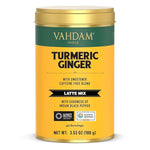 Load image into Gallery viewer, VAHDAM, Golden Milk Powder/Turmeric Ginger Latte Mix (100g, 40 Cups) Caffeine-Free | Powerful Curcumin, Turmeric Powder &amp; Ginger | Brew Hot/Iced Tea