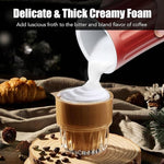 Load image into Gallery viewer, Milk Frother, Upgraded 4-in-1 Milk Frother and Steamer, Hot and Cold Foam Maker and Milk Warmer with Temperature Control &amp; Auto Shut-Off, Frother for Coffee, Latte, Cappuccino, Matcha(Red)