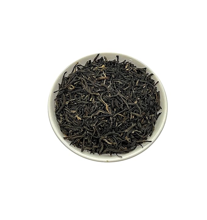 TIAN HU SHAN Black tea loose leaf, Yunnan Dianhong black tea 8 Ounce (Pack of 2)