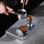 Load image into Gallery viewer, Espresso Tamping Mat for Counter, Ultra Thick Silicone Tamper Mat Coffee Bar Mat,Espresso Mat for Countertops,Fits for Baristas Home Kitchen Bar