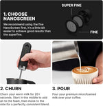 Load image into Gallery viewer, Subminimal NanoFoamer V2 Performance Milk Foamer | NEW Model Edition | Waterproof, Dual-Speed, Stainless Steel | Microfoamed Milk in 30 Seconds, Barista-Style Coffee Drinks Home