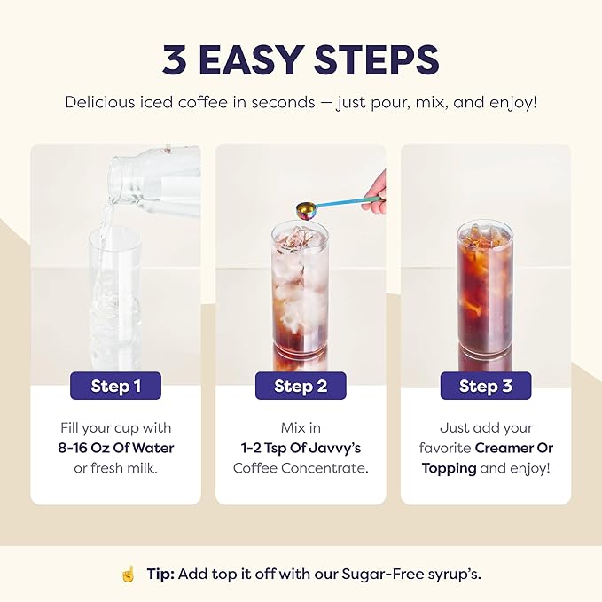 Coffee Concentrate - Limited Release Flavors - Cold Brew Coffee, Perfect for Hot or Iced Instant Coffees, Hot Drinks, Cold Brew Concentrate, 35 Servings - White Chocolate Macadamia