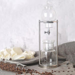 Load image into Gallery viewer, LOYALHEARTDY Ice Cold Brew Dripper Coffee Maker, 600 ml Luxury Iced Coffee Maker Smooth Drip Coffee Maker with Adjustable Rate Dripper Cold Brew Coffee Machine Ice Drip Coffee Maker for Coffee &amp; Tea