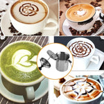 Load image into Gallery viewer, Handheld Milk Frother Pitcher, Manual Milk Fr Stainless Sel Stainless Steel Manual Foamer, Milk Fr Manual For Milk Coffee Milk Creamer Frother Cappuccino Coffee Foam Pitcher With Handle And Lid For
