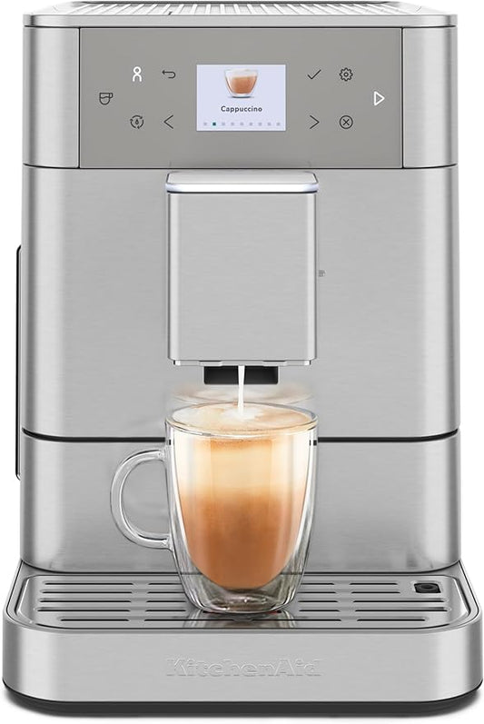 KitchenAid Fully Automatic Espresso Machine KF6, KES8556SX, Stainless Steel