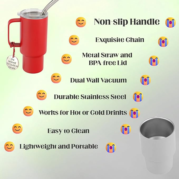 Cute Shot Glasses with Handle 2 oz, Mini Shot Tumbler with Lid and Straw, Kawaii Insulated Tumblers with Chain for Espresso Coffee Spirits Cute Stuff Funny Gifts (6 Pack-B)