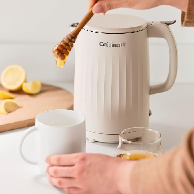 Cuisinart Soho 1 Liter Double Wall Electric Kettle, Truffle