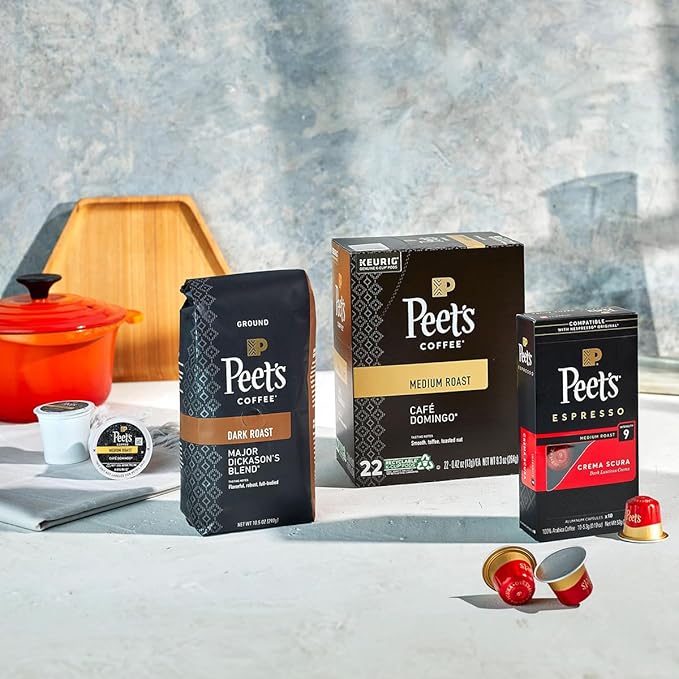 Peet's Coffee, Medium Roast Keurig K-Cup Pods - Big Bang, 32 Count (1 Box of 32 K-Cup Pods)