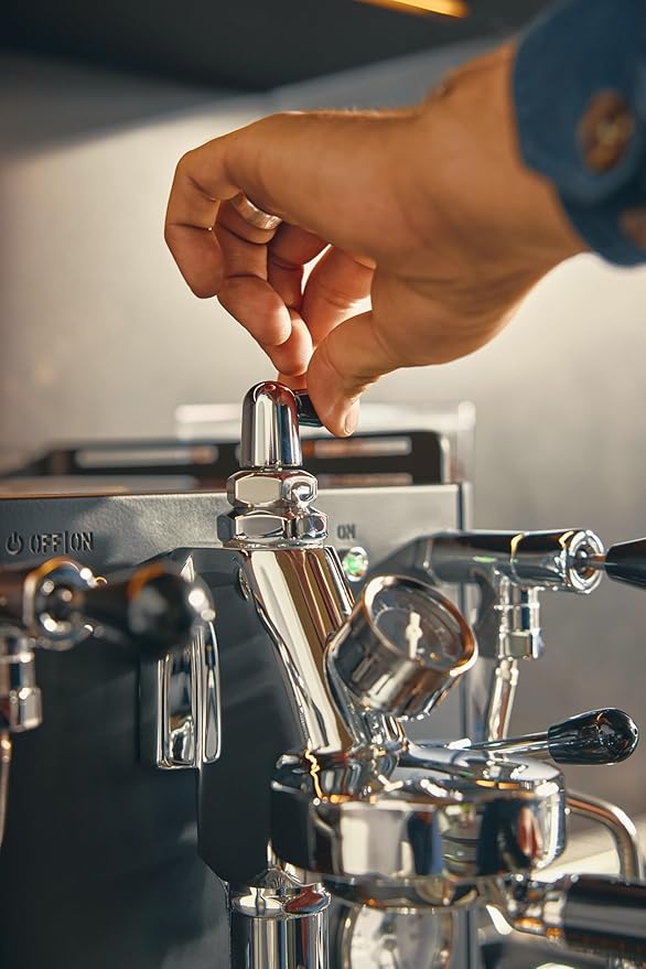 Diletta Alto Espresso Machine with Flow Control | Dual Boiler | PID | Shot Timer | Adjustable OPV | (White)