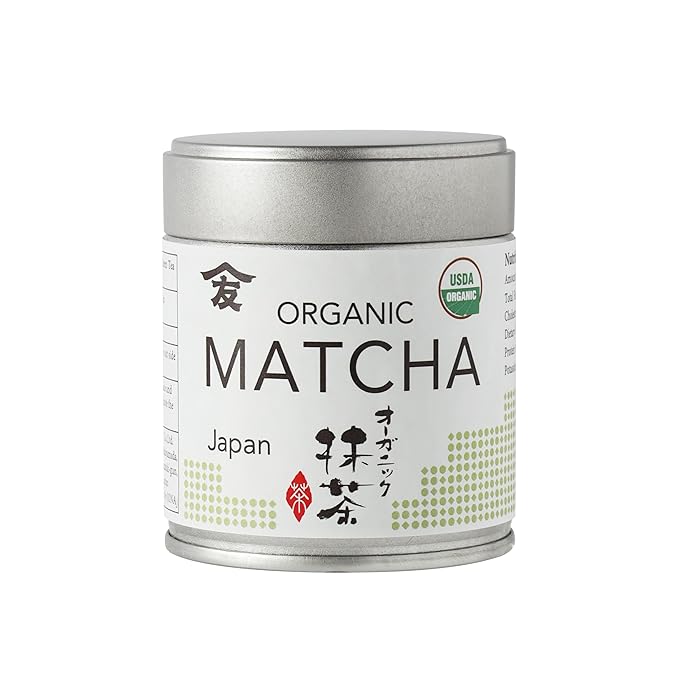 TOMOSAN Japanese Organic Matcha - Authentically Japanese Uji Kyoto Origin, Traditional Stone Milled Green Tea Powder, 30g/1.06oz