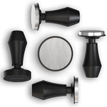 Load image into Gallery viewer, Normcore Coffee Tamper 57mm, Spring-loaded Tamper V4, Barista Espresso Tamper Flat Base with 15lb / 25lb / 30lbs Springs, Anodized Aluminum Handle and Stand, Fits Ascaso Lelit 57mm portafilters