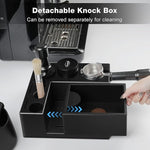 Load image into Gallery viewer, PUSEE Espresso Knock Box &amp; Tamp Station, 9 in 1 Espresso Organizer, Fit 51,54,58MM Tamper, Distributor, Portafilter &amp; Puck Screen Accessories, Detachable Knock Box