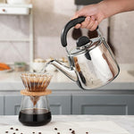 Load image into Gallery viewer, Tea Kettle,Whistling Tea kettle for Stove Top,2 QT Stainless Steel Teapot,Induction Tea Kettle Pot for Stovetop (1.9 L,Silver)