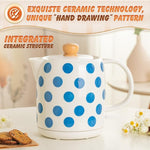 Load image into Gallery viewer, 1.0-Liter Ceramic Electric Kettle, 1000W Rapid Boil, Tea Kettles Pot &amp; Hot Water Boiler For Coffee &amp; Tea, Teapot Auto Shut-Off, Boil-Dry Protection