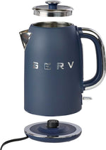 Load image into Gallery viewer, Servappetit Electric Retro Serv Kettle Navy Blue