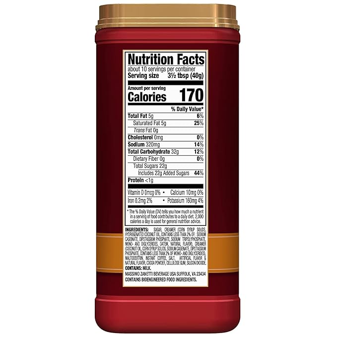 Hills Bros Instant Salted Caramel Cappuccino Mix, Easy to Use and Convenient, Enjoy Coffeehouse Flavor from Home, 14 Oz