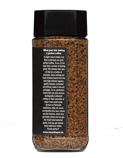 Mount Hagen 3.53oz Organic Freeze Dried Instant Coffee - 12 pack | Eco-friendly Coffee Made From Organic Medium Roast Arabica Beans | Fair-Trade Coffee Instant [12 x 3.53oz Jar]