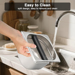 Load image into Gallery viewer, Espresso Knock Box, Coffee Knock Box for Espresso Grounds Disposal, Large Capacity, Equipped with Noise, Reduction Rubber Ring &amp; Steel Holder, Ideal Tool for Espresso Machines, Black (Small)