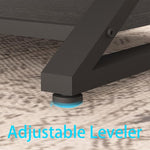 Load image into Gallery viewer, HSH Black Modern Minimalist Metal Wood Living Room Table with Storage Shelf, 39 Inch 2 Tier Rectangle Center Coffee Table