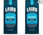 Load image into Gallery viewer, Laird Superfood Focus Coffee, Medium Roast Ground Coffee Infused with Functional Mushrooms and Botanical Adaptogens, 12 oz. Bag (Pack of 2)