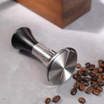 Load image into Gallery viewer, 54mm Espresso Tamper with Calibrated Spring Loaded for Ninja Luxe Café/Breville -【24lb~35lbs Self-Adjustable with Sound Feedback】- Self Leveling Stainless Steel Ripple Base - Black