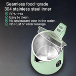 Load image into Gallery viewer, 1.5L Electric Kettle Stainless Steel, Double Wall Cool Touch Teapot, Fast Boil,5 Temperature Control, LED Display, Auto Shut-Off,Keep Warm Function,Green