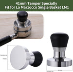 Load image into Gallery viewer, 41mm Espresso Tamper with Precisely Manufactured Stainless Steel Base &amp; PVC Handle, 41mm Coffee Tamper Specially Fit for La Marzocco 1 Cup 7g Basket, VST 7g Single Basket and Similar
