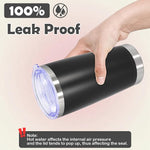 Load image into Gallery viewer, 20oz Tumbler Bulk Stainless Steel Tumbler Cup with Lid Vacuum Insulated Double Wall Travel Mug, Durable Powder Coated Travel Coffee Tumbler Mug for Hot &amp; Cold Drinks, Mix,12 Pack