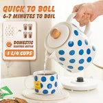 Load image into Gallery viewer, 1.0-Liter Ceramic Electric Kettle, 1000W Rapid Boil, Tea Kettles Pot &amp; Hot Water Boiler For Coffee &amp; Tea, Teapot Auto Shut-Off, Boil-Dry Protection