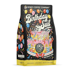 Load image into Gallery viewer, Bones Coffee Company Birthday Suit, Birthday Cake Flavored Coffee, Medium Roast Low Acid Arabica Beans Compatible with Auto drip and French Press Coffee Maker, 12 Oz Whole Bean