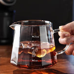 Load image into Gallery viewer, 21oz Pour Over Coffee Maker Set, V60 Glass Coffee Dripper, Octagonal Shape Coffee Pot with 40Pcs Filter Paper Gift Set