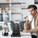 Load image into Gallery viewer, Electric Kettles, Gooseneck Electric Kettle, ±1℉ Temperature Control, for Pour Over Coffee and Tea, 304 Stainless Steel Inner, BPA-Free, Quick Heating Electric Kettles for Boiling Water, 1L Black