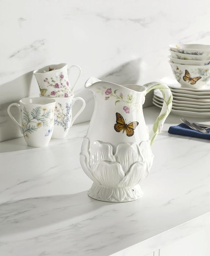 Lenox 897163 Butterfly Meadow Floral Pitcher