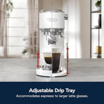 Load image into Gallery viewer, De'Longhi Dedica Duo Compact Espresso Machine - Cold Brew Coffee Maker with Milk Frother Wand- for Espresso, Hot &amp; Iced Coffee, Cappuccinos, Lattes &amp; Home Barista Brewing, Vanilla