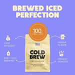 Load image into Gallery viewer, Birch Glen Roasters Cold Brew Coffee | Flavored Coarse Ground Coffee | Medium Roast | Artisanal Roasting | 100% Arabica |1 LB Bag | Crème Brûlée