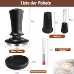 Load image into Gallery viewer, 58mm Espresso Accessories Kit, Espresso Tamper Tools, 58mm Tamper with Espresso Distribution Tool and Silicone Tamper Mat, Coffee Tamper Set, Espresso Machine Accessories for 58mm Portafilters