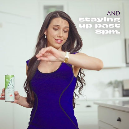 ASPIRE® Classics Variety Pack, Healthy Energy Drink 80mg Natural Caffeine, Zero Sugar No Carbs Keto Friendly, 12 Pack Green Tea Sugar Free Drink Low Caffeine Zero Calorie