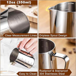 Load image into Gallery viewer, Espresso Accessories Kit 51mm Tamper: 51mm Espresso Tamper Set Espresso Kit Including Coffee Tamper, Milk Frothing Pitcher, WDT Tool Espresso, Tamper Mat, Latte Art Pen, Coffee Spoon, Coffee Stencils