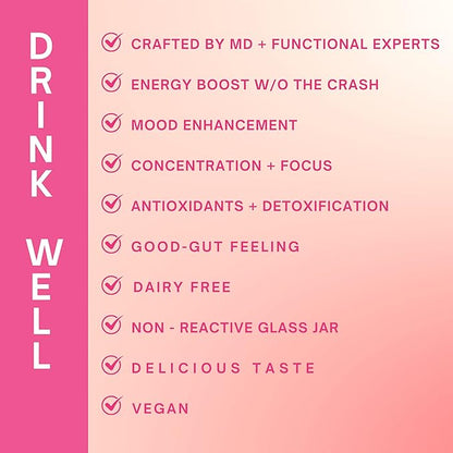 Eleven TLC Mint Matcha Powder with Lavender – Sugar-Free Japanese Green Tea for Lattes, Mocktails, Smoothies – Calm Energy, L'Theanine, Vegan, Low-Calorie, Barista-Approved Wellness Mix, Packaged Glass Jar