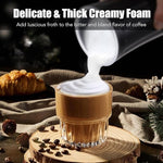 Load image into Gallery viewer, Milk Frother, Upgraded 4-in-1 Milk Frother and Steamer, Hot and Cold Foam Maker and Milk Warmer with Temperature Control &amp; Auto Shut-Off, Frother for Coffee, Latte, Cappuccino, Matcha(Black)