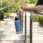 Load image into Gallery viewer, koodee Insulated Water Bottle, 32 oz Stainless Steel Double Wall Vacuum Wide Mouth Sport Bottle with Leakproof Spout Lid (Royal Blue)