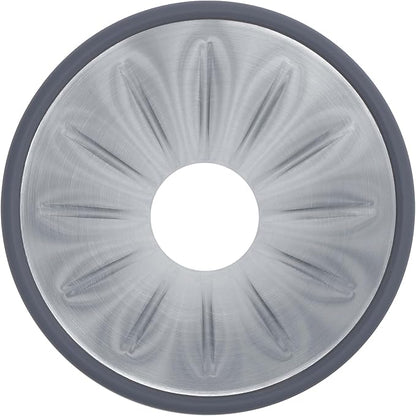 Normcore 2-in-1 Pour Over Coffee Dripper, Single Cup Travel Coffee Dripper, Use V60 and Wave Filter Paper Coffee Maker, 304 Stainless Steel, Silver