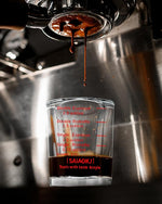 Load image into Gallery viewer, Shot Glasses Measuring Cup Set 2PACK Espresso Shot Glasses Liquid Heavy Glass 2oz/60ml(Red)