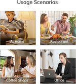 Load image into Gallery viewer, 2 Pack Double Spouts Measuring Triple Pitcher Milk Cup 75ML Espresso Shot Glasses Parts Clear Glass