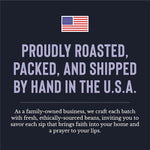 Load image into Gallery viewer, Catholic Coffee Padre Pio | Medium/Dark Roast Whole Bean Coffee – Dark Cherry &amp; Chocolate Notes | 12oz Bag – Catholic Gift Inspired by a Mystic and Healer