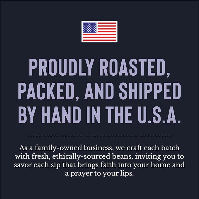 Catholic Coffee St. Drogo | Ethiopian Medium Roast Ground Coffee – Dark Chocolate & Berry Notes | 12oz Bag – Catholic Gift for Coffee Lovers (Pack of 2)